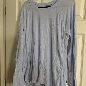 Blue Athleta athletic sweatshirt
